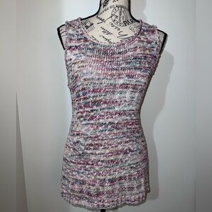Peruvian Connection Knit Tank Sedona Multicolor Top/Women’s Size Small